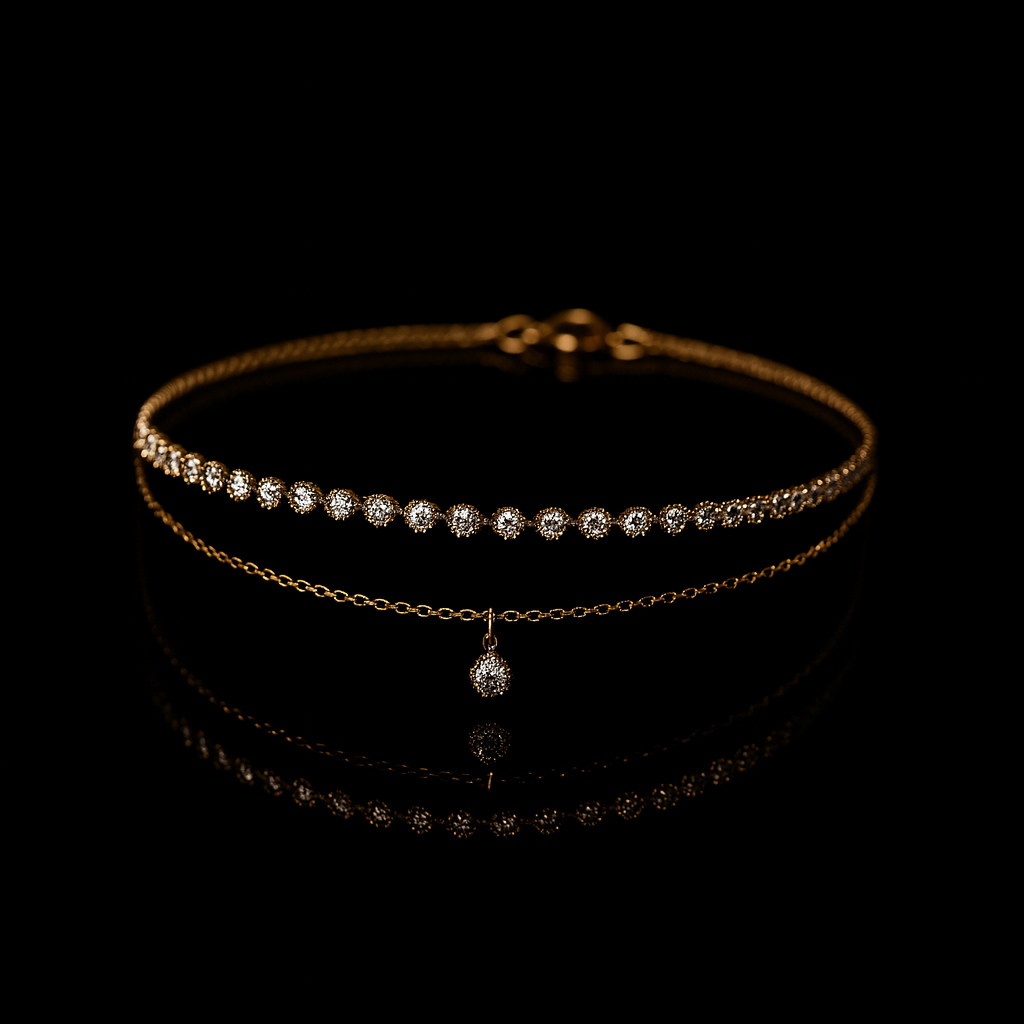 Zirconia Anklet