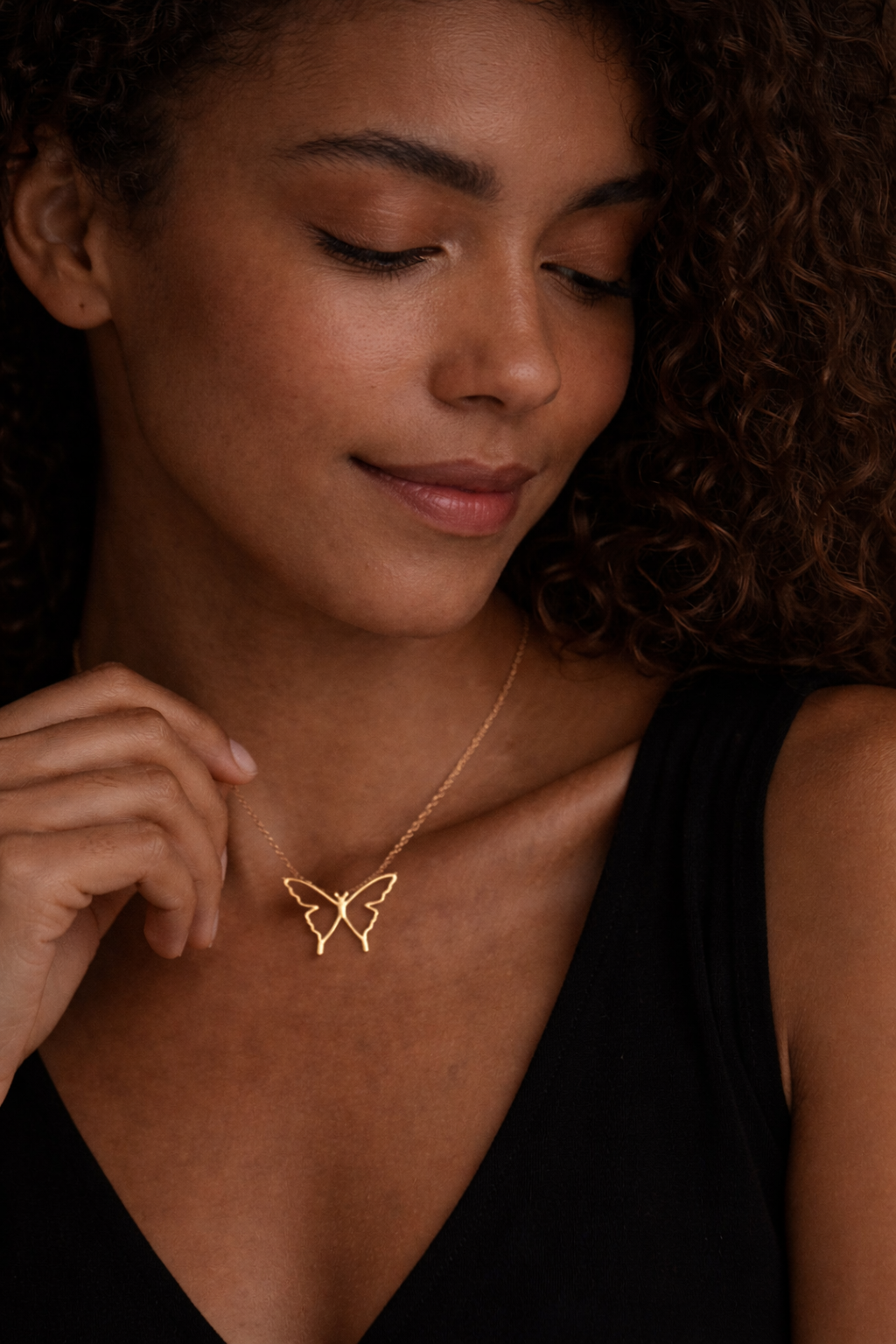 Elegant Hollow Butterfly