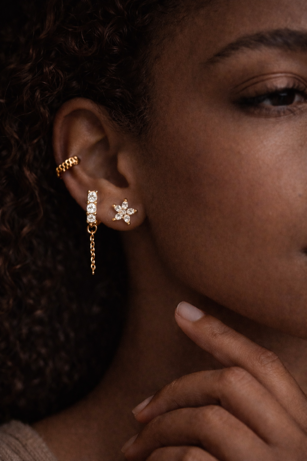 Zircon Fashion Earring Set