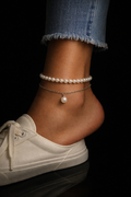 Double-layer Pearl Anklet