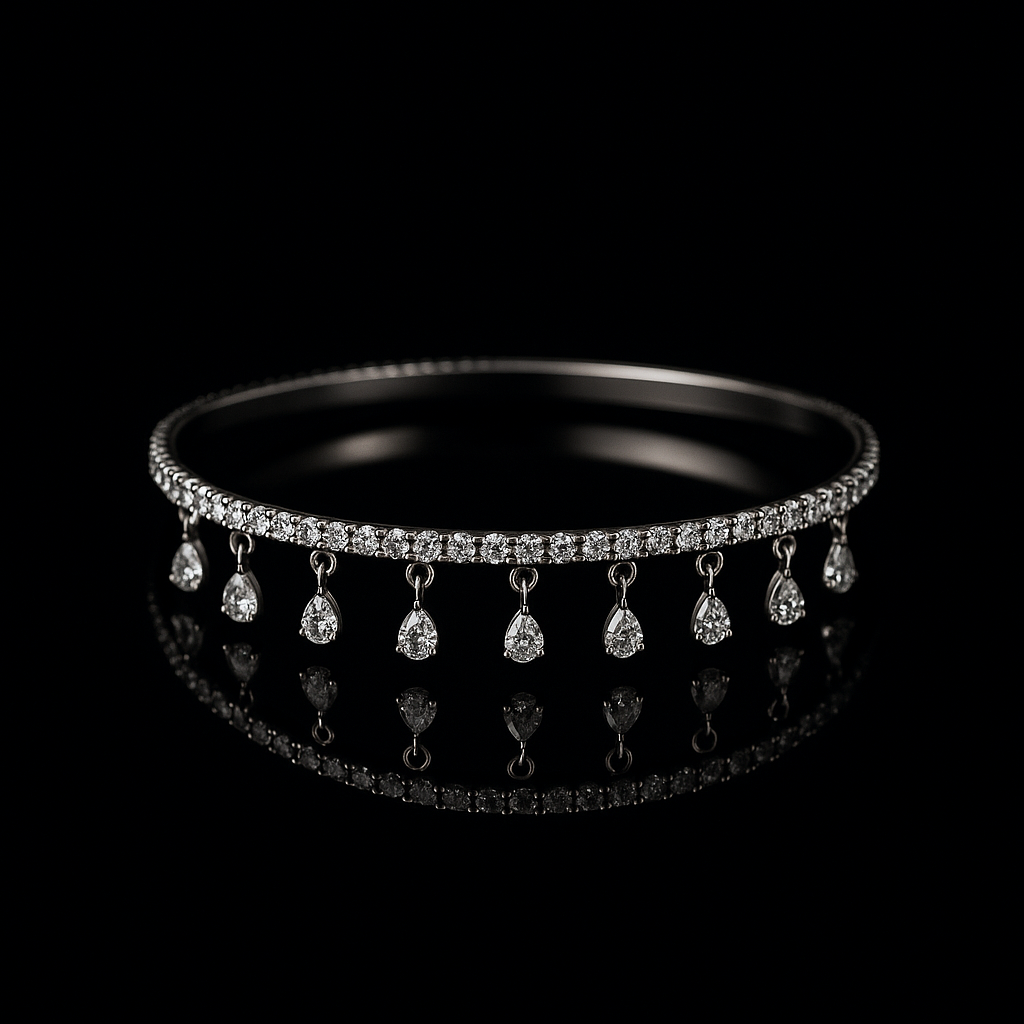 Diamond Round Anklet